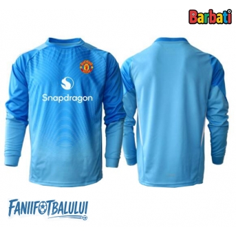 Manchester United Portarii Tricou Fotbal Replică 2025-26 Barbati Acasa Mâneci Lungi